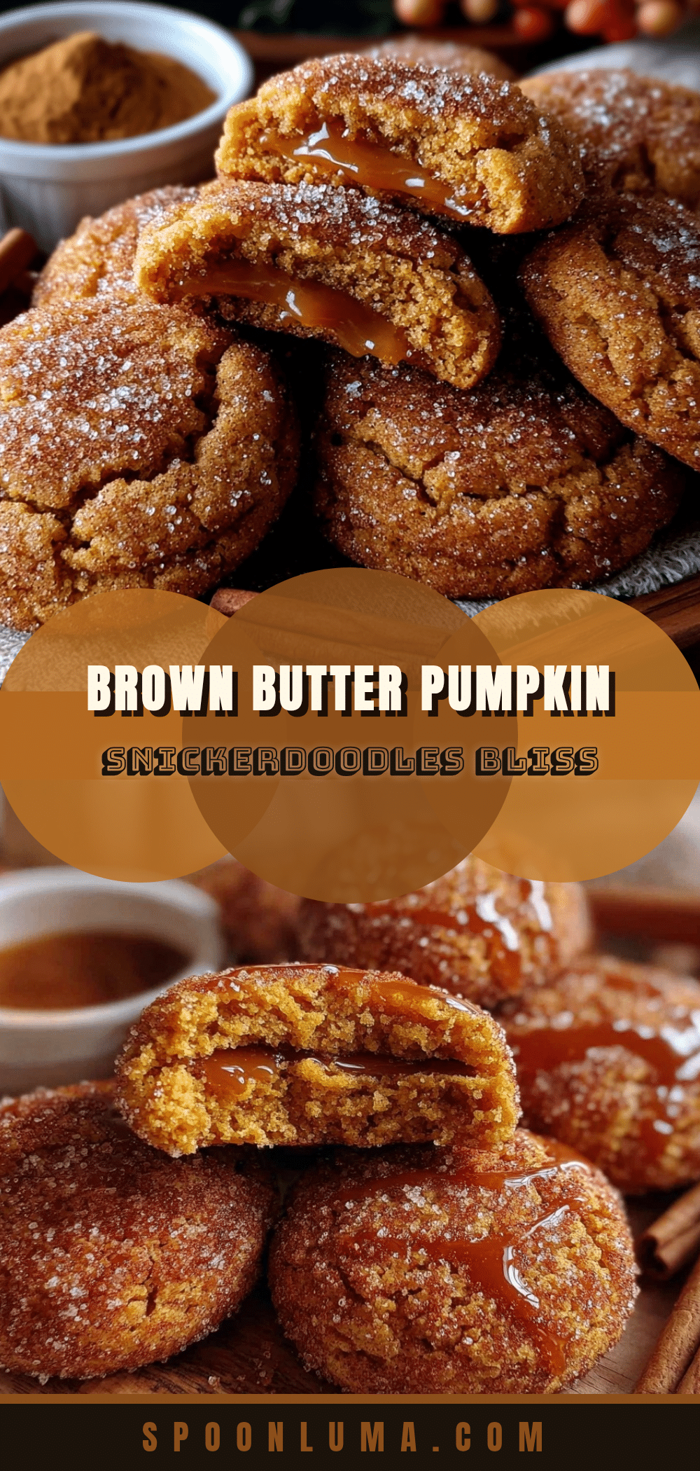 brown butter pumpkin snickerdoodles recipe