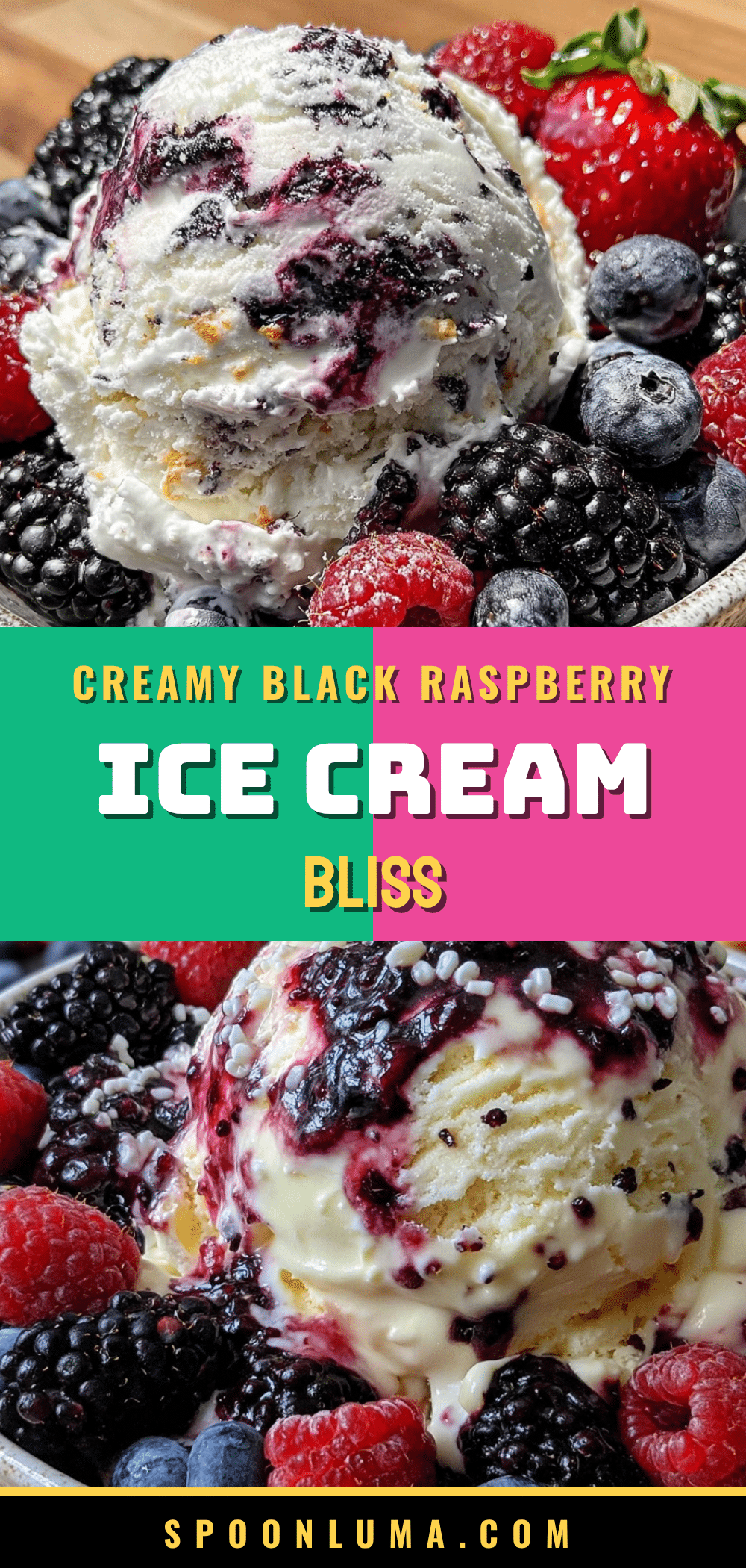 creamy black raspberry ice cream recipe