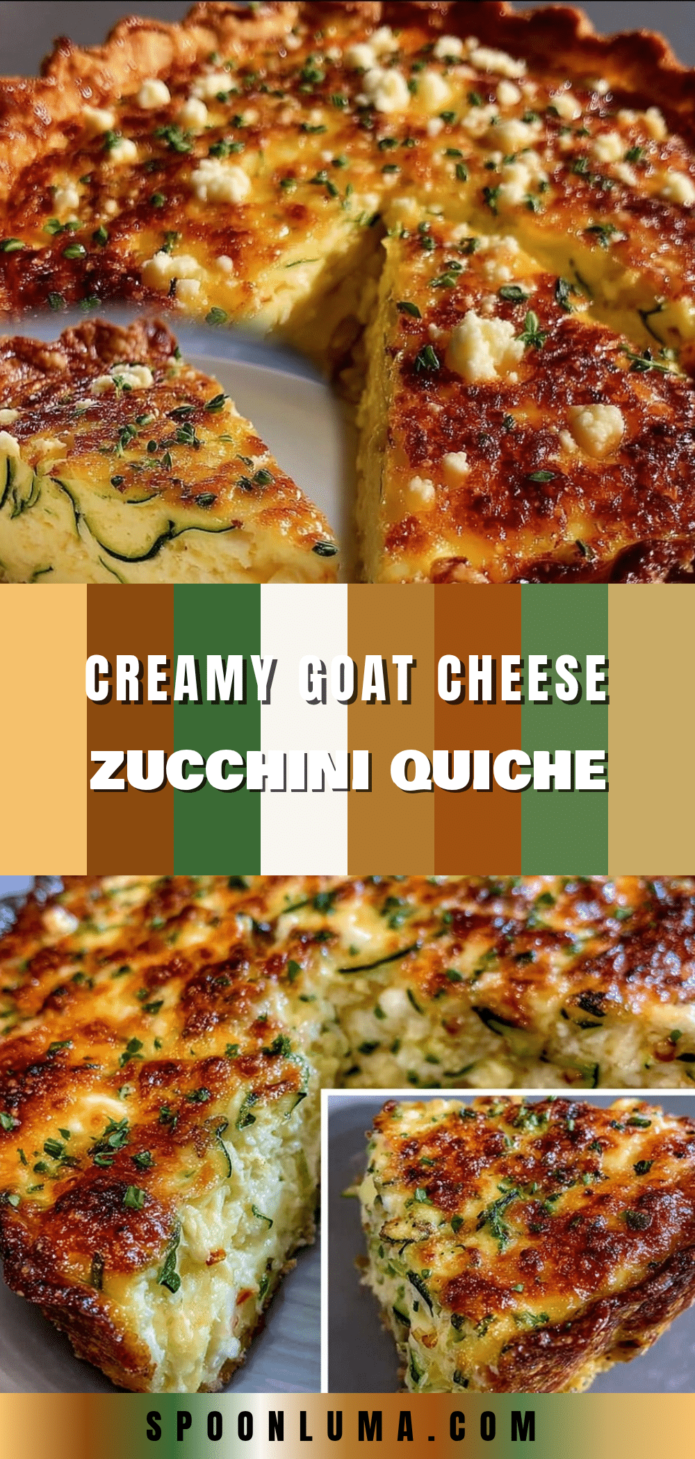 creamy zucchini quiche recipe
