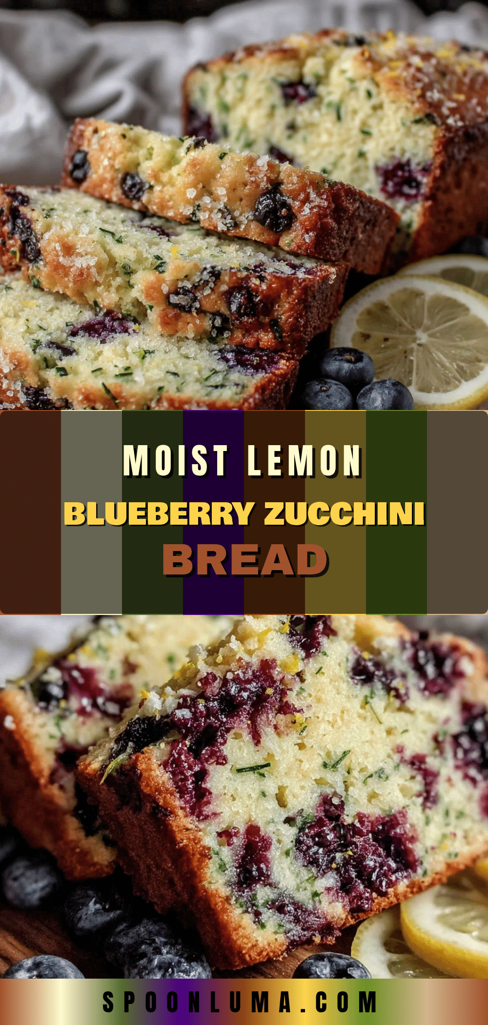 lemon blueberry zucchini bread recipe