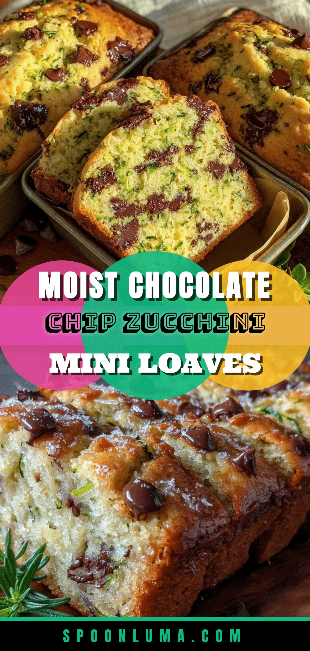 moist chocolate chip zucchini bread mini loaves recipe