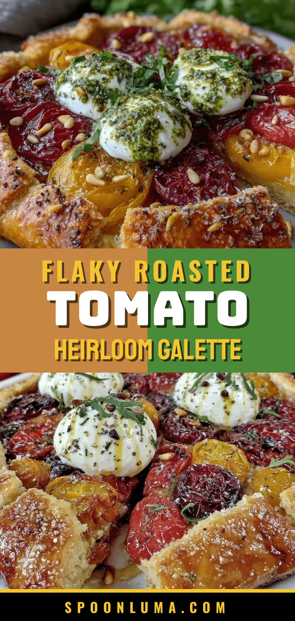 roasted heirloom tomato galette recipe
