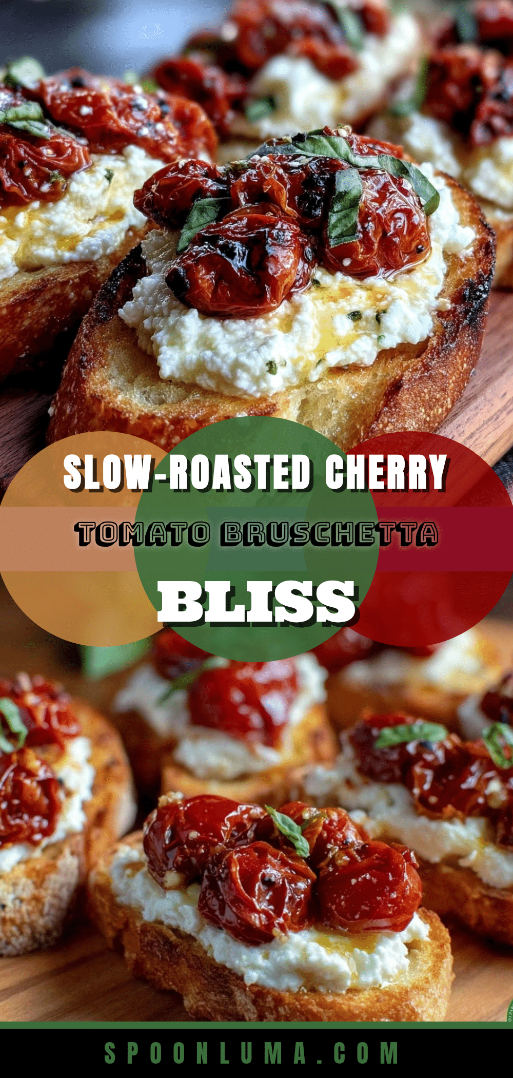 slow-roasted cherry tomato bruschetta board recipe