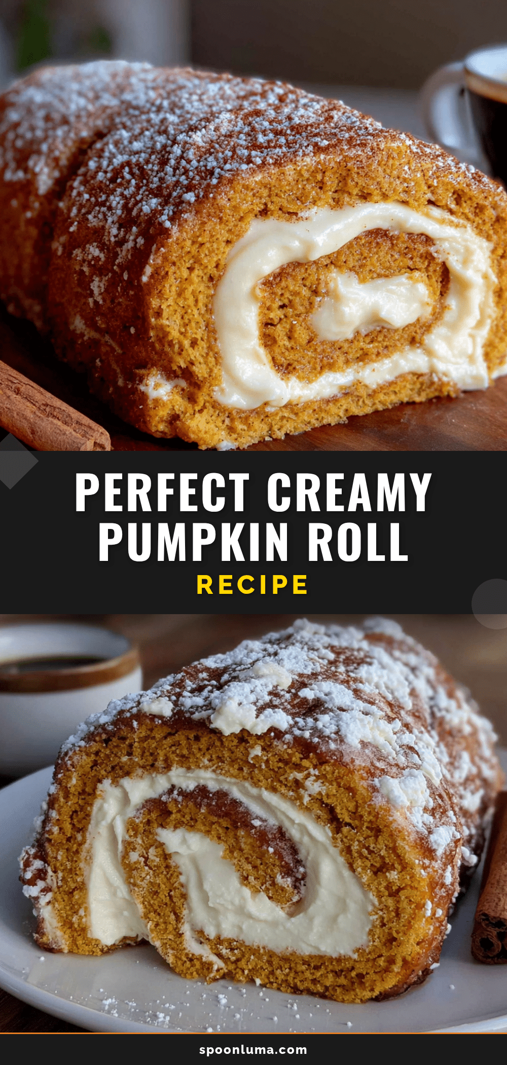 best homemade pumpkin roll with cream cheese filling recipe