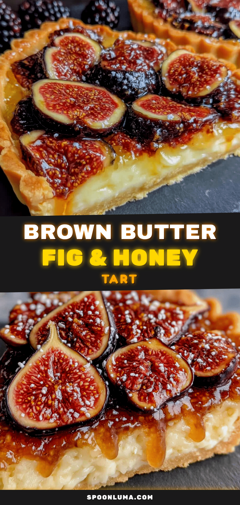 brown butter fig and honey tart recipe