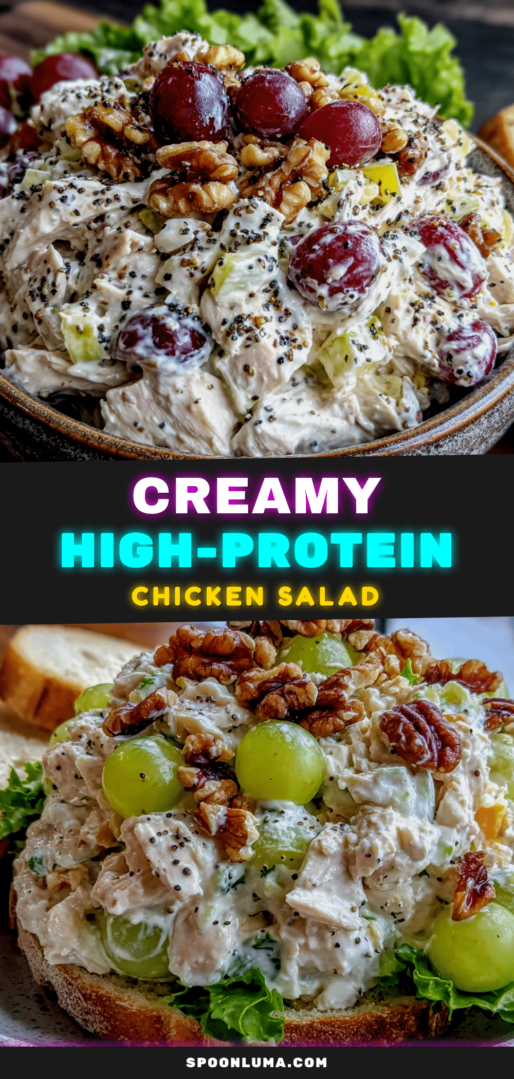 creamy high-protein chicken salad with greek yogurt recipe