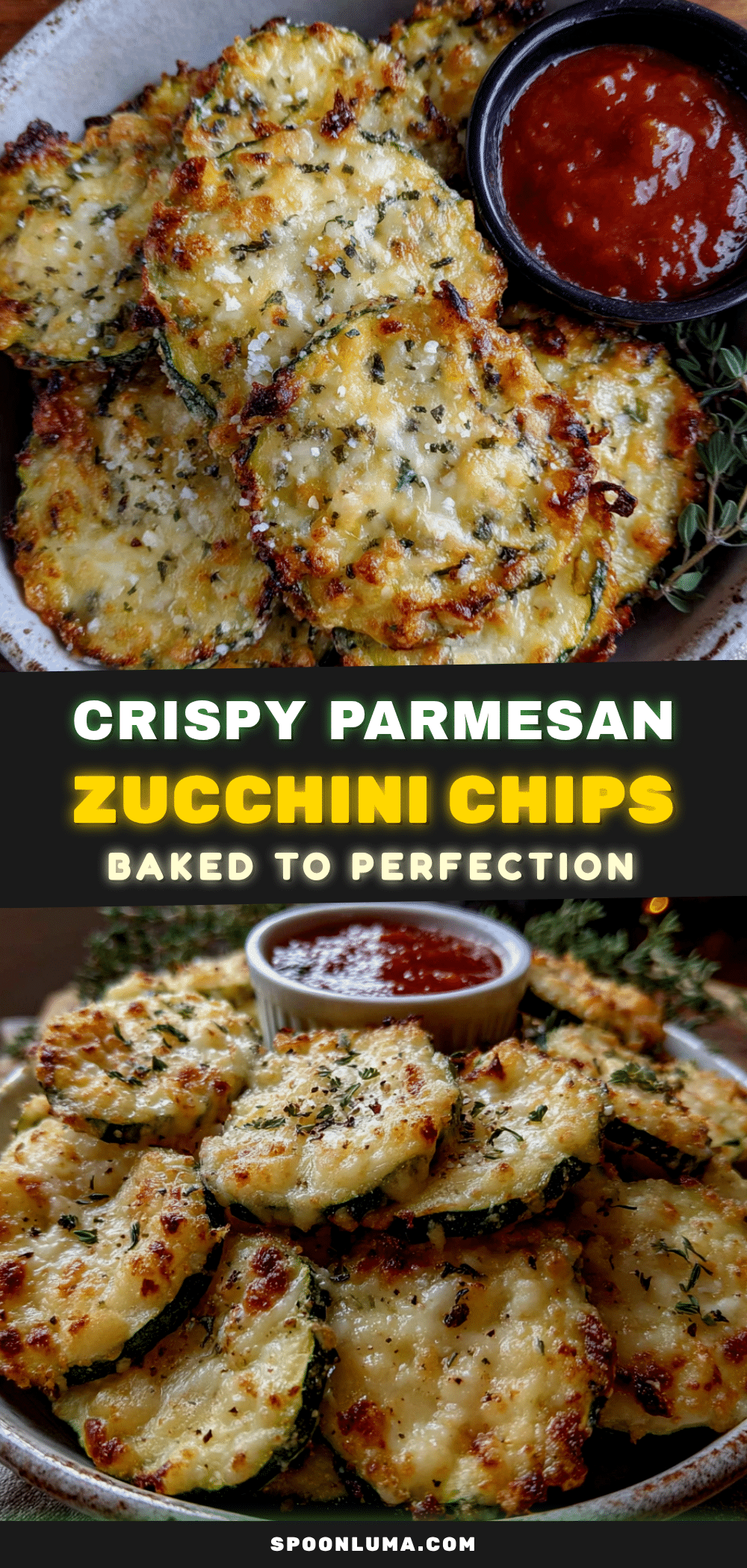 crispy baked parmesan zucchini chips recipe