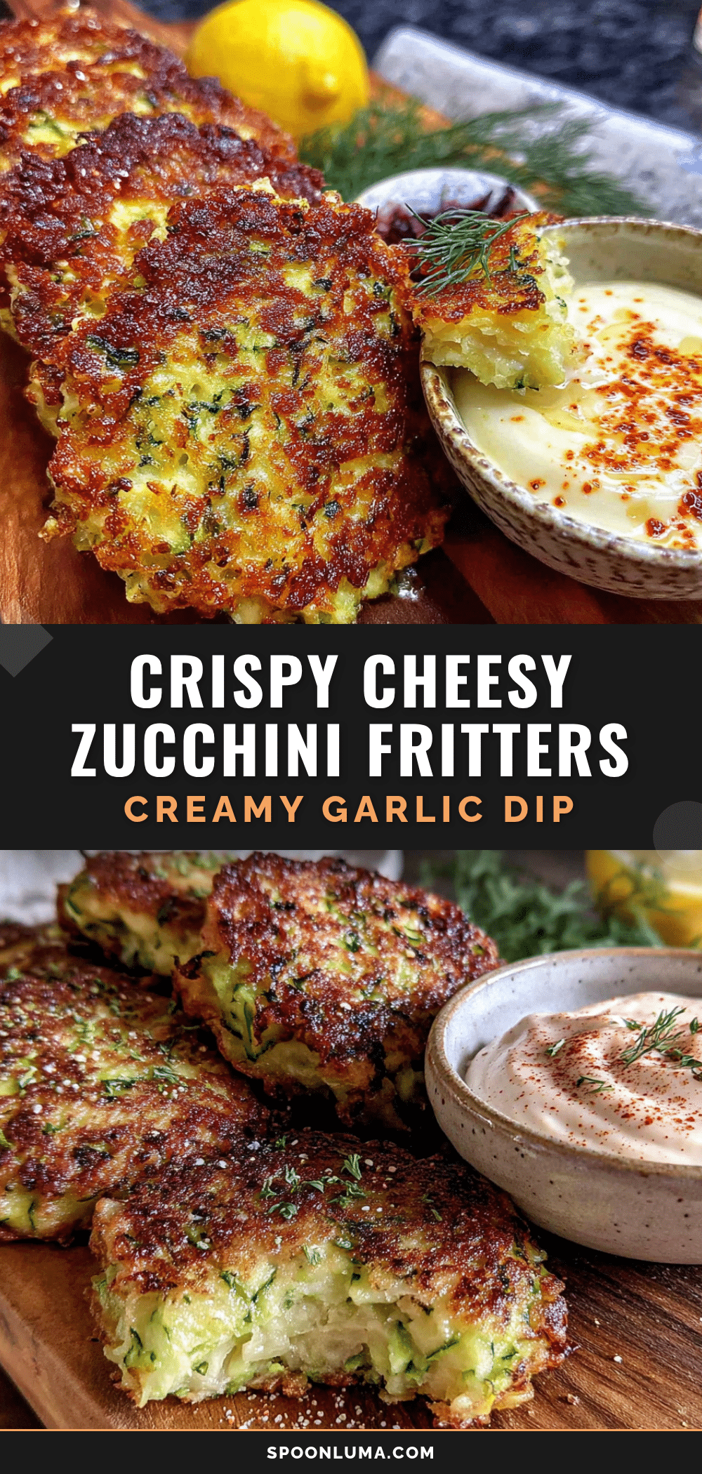 crispy baked zucchini fritters recipe