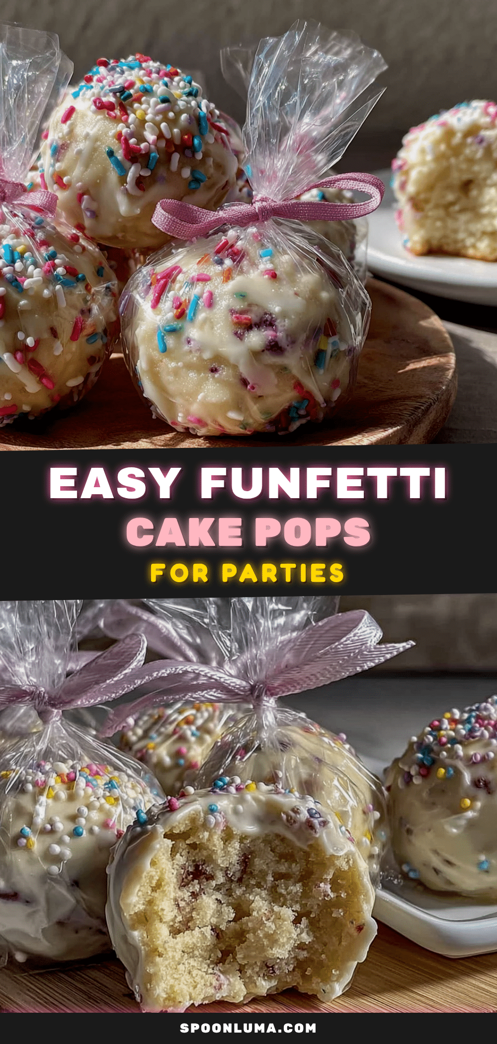 funfetti cake pops recipe