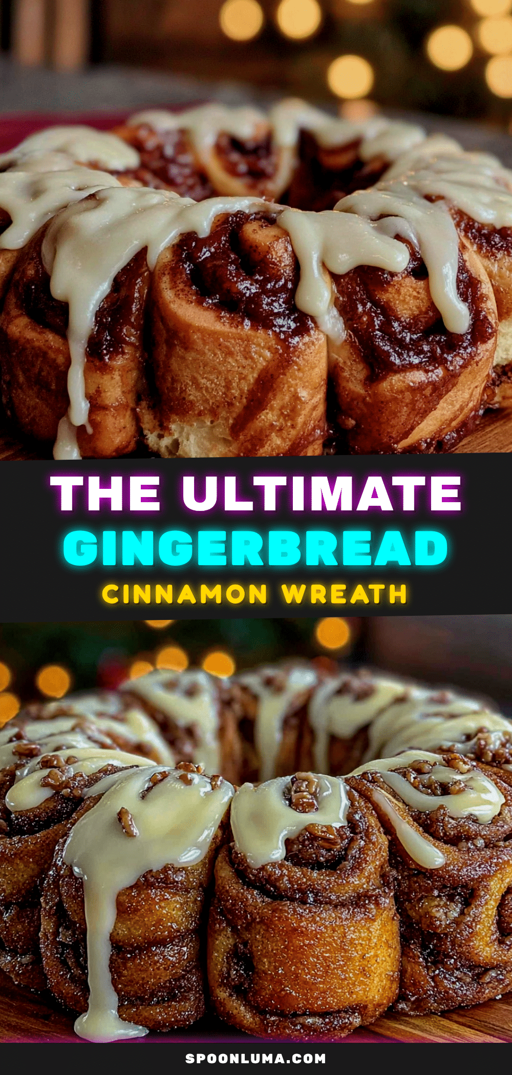 gingerbread cinnamon roll wreath recipe