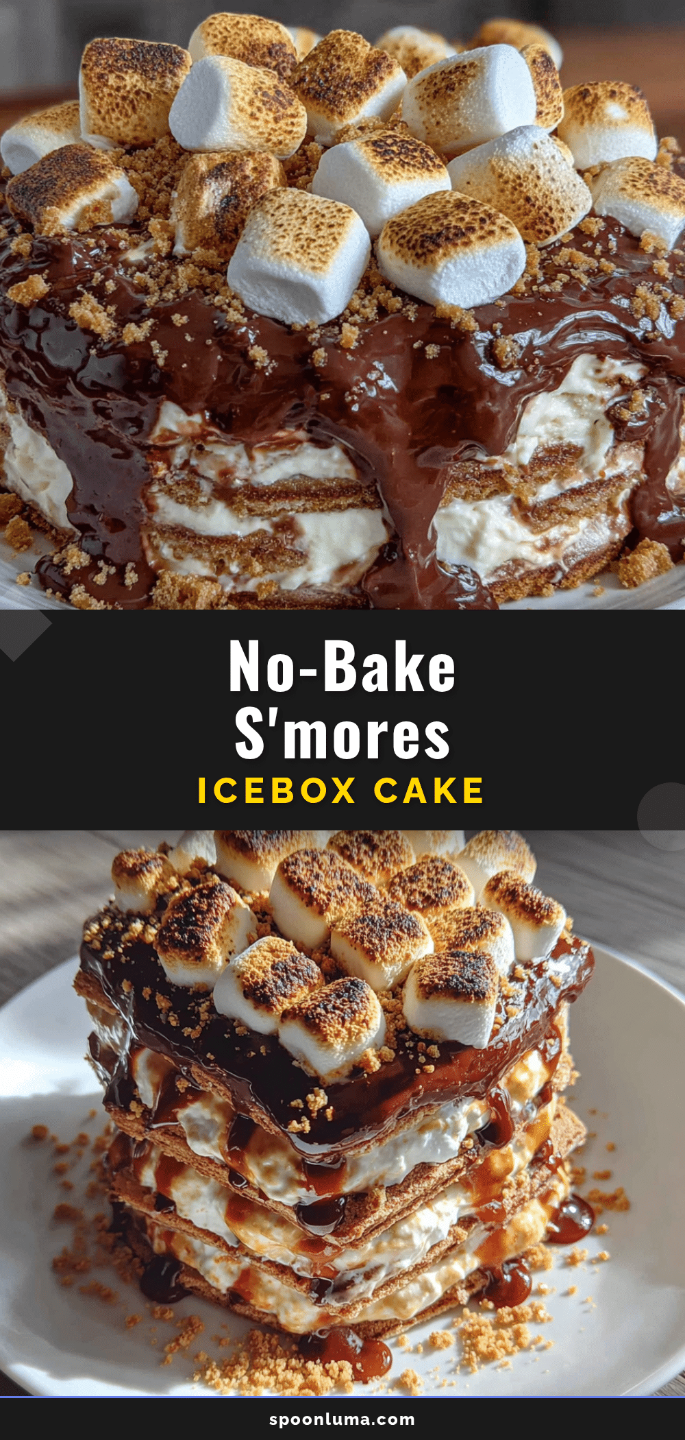 no-bake smores icebox cake recipe