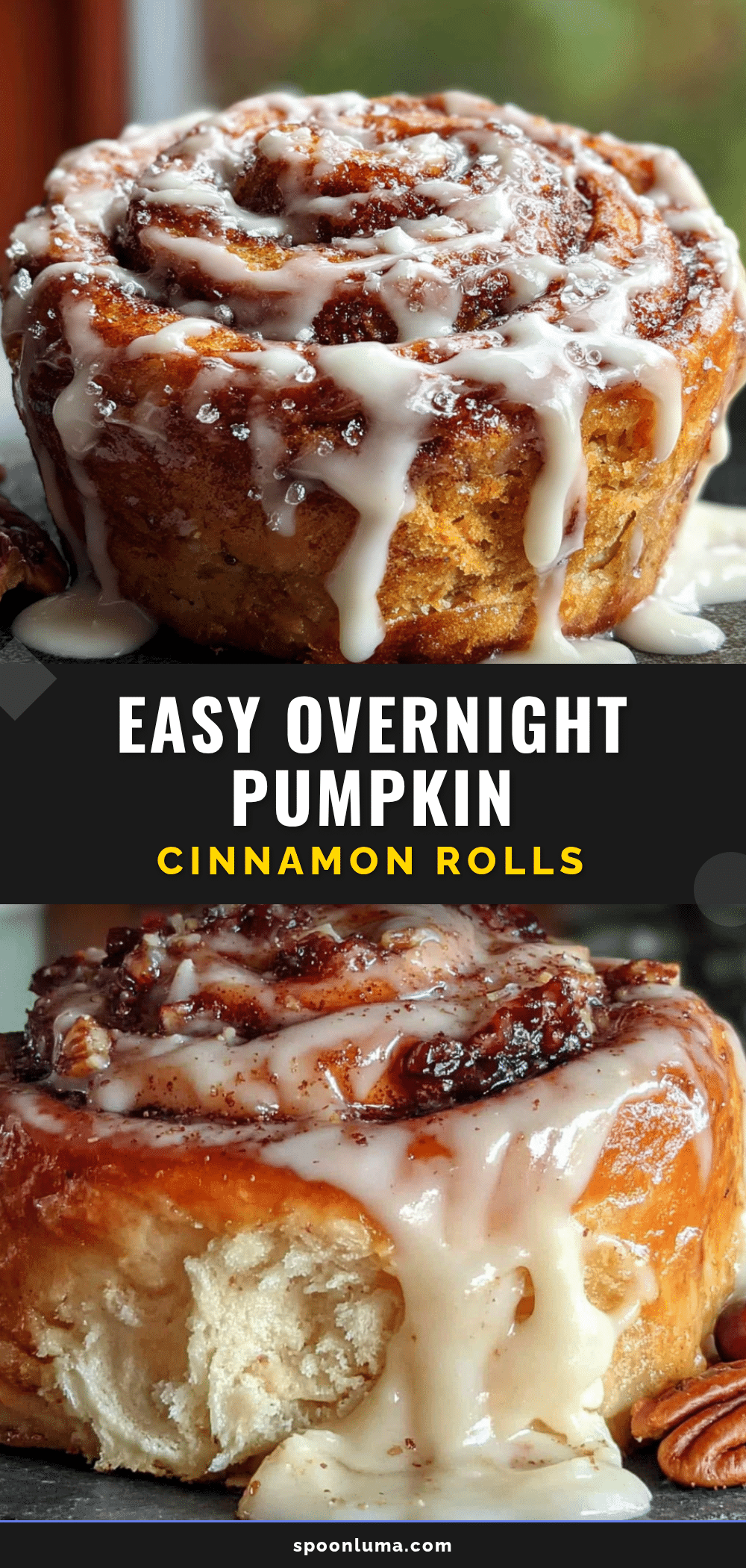 overnight pumpkin cinnamon rolls recipe