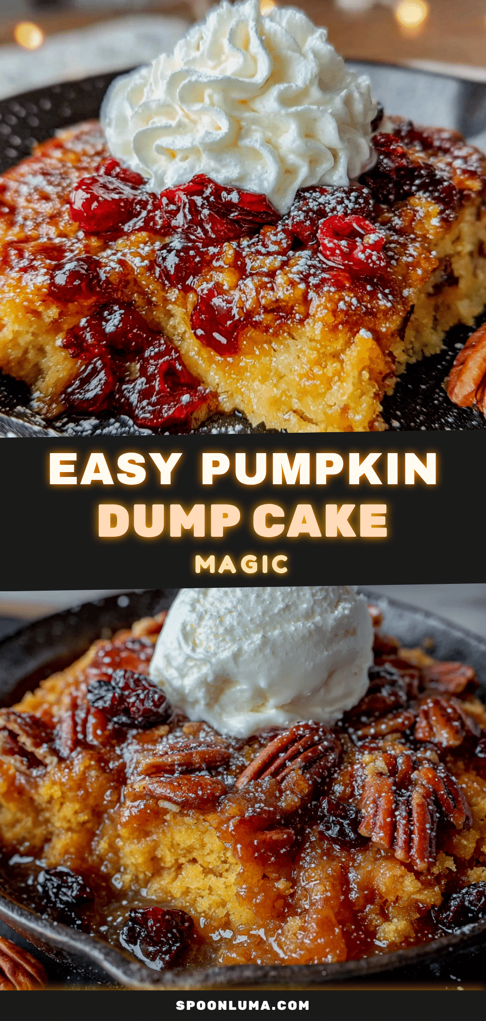 pumpkin dump cake recipe
