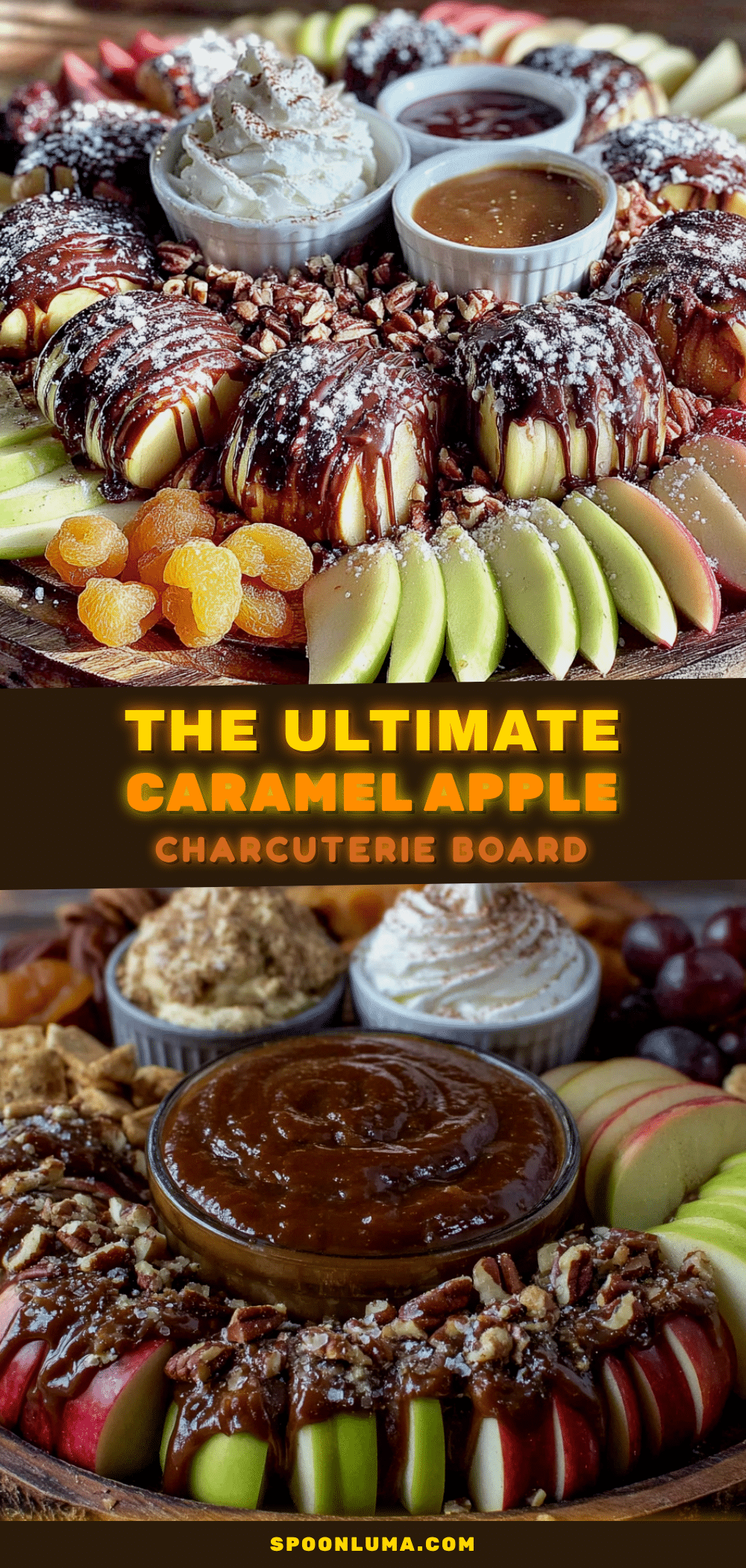 caramel apple charcuterie board recipe