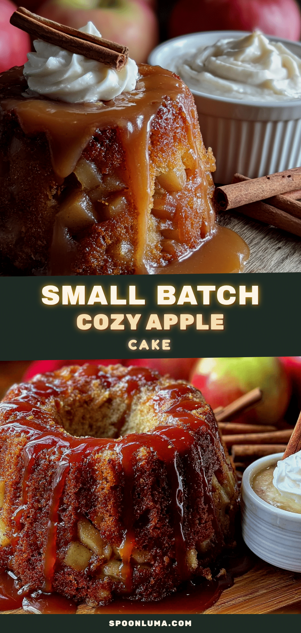 cozy small-batch apple cake for two recipe