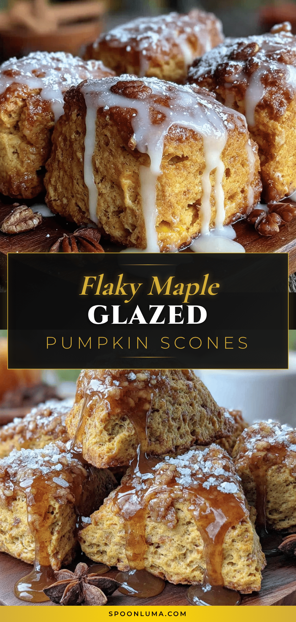 maple glazed pumpkin scones recipe