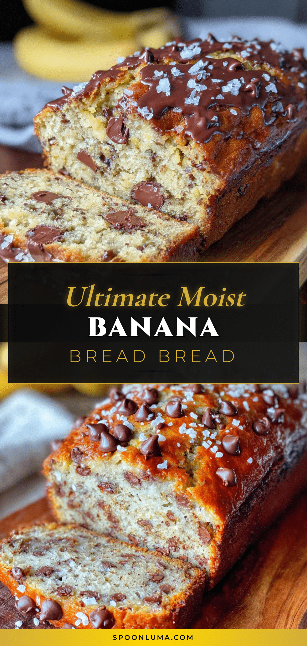 perfect banana bread with chocolate chips recipe