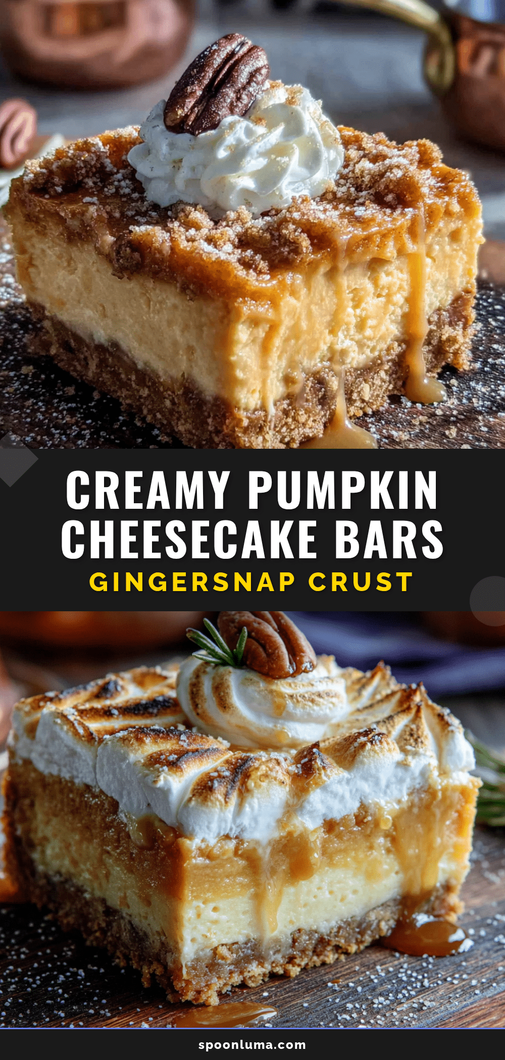pumpkin cheesecake bars recipe