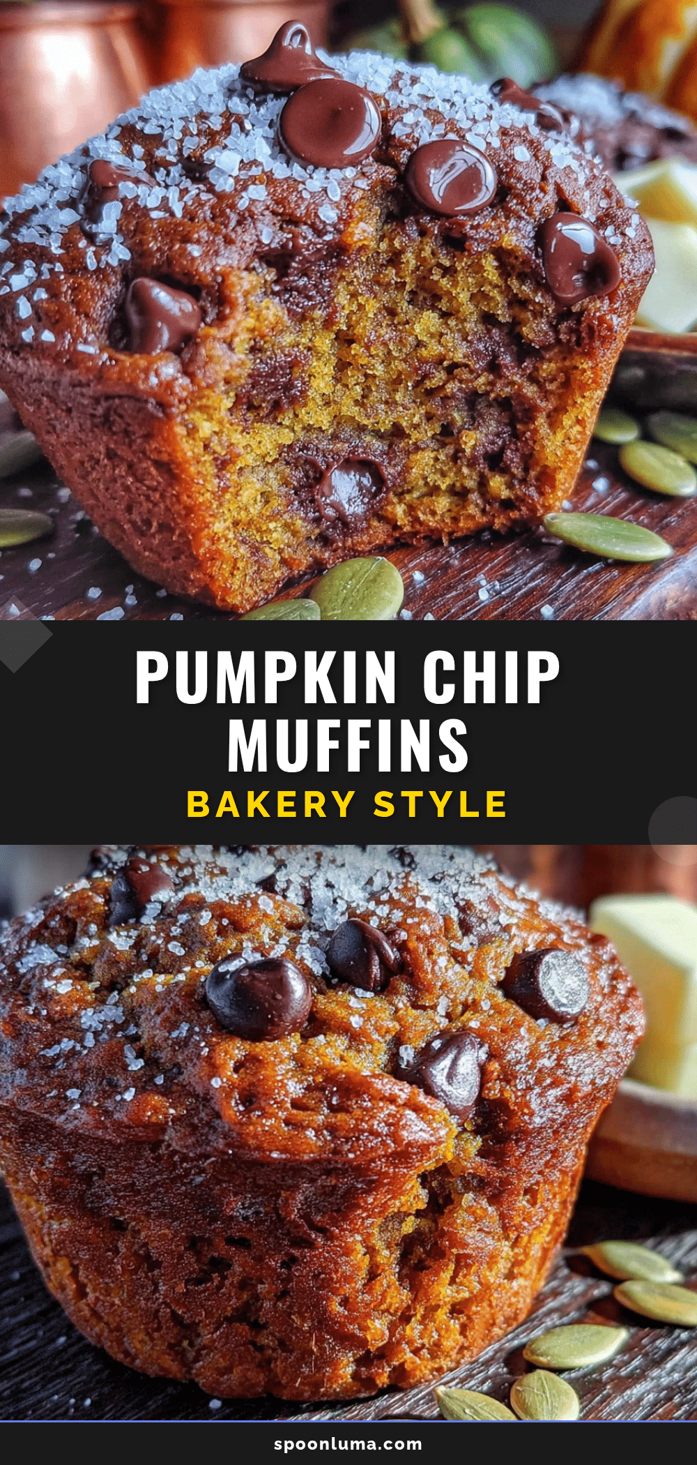 pumpkin chocolate chip muffins recipe