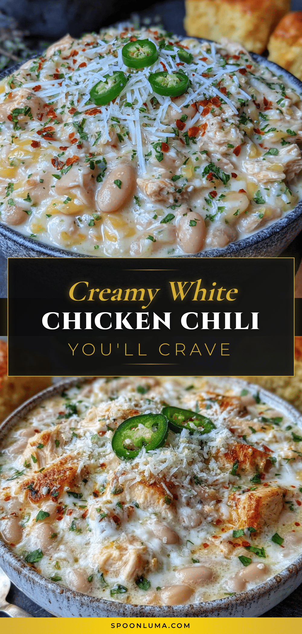 creamy white chicken chili recipe