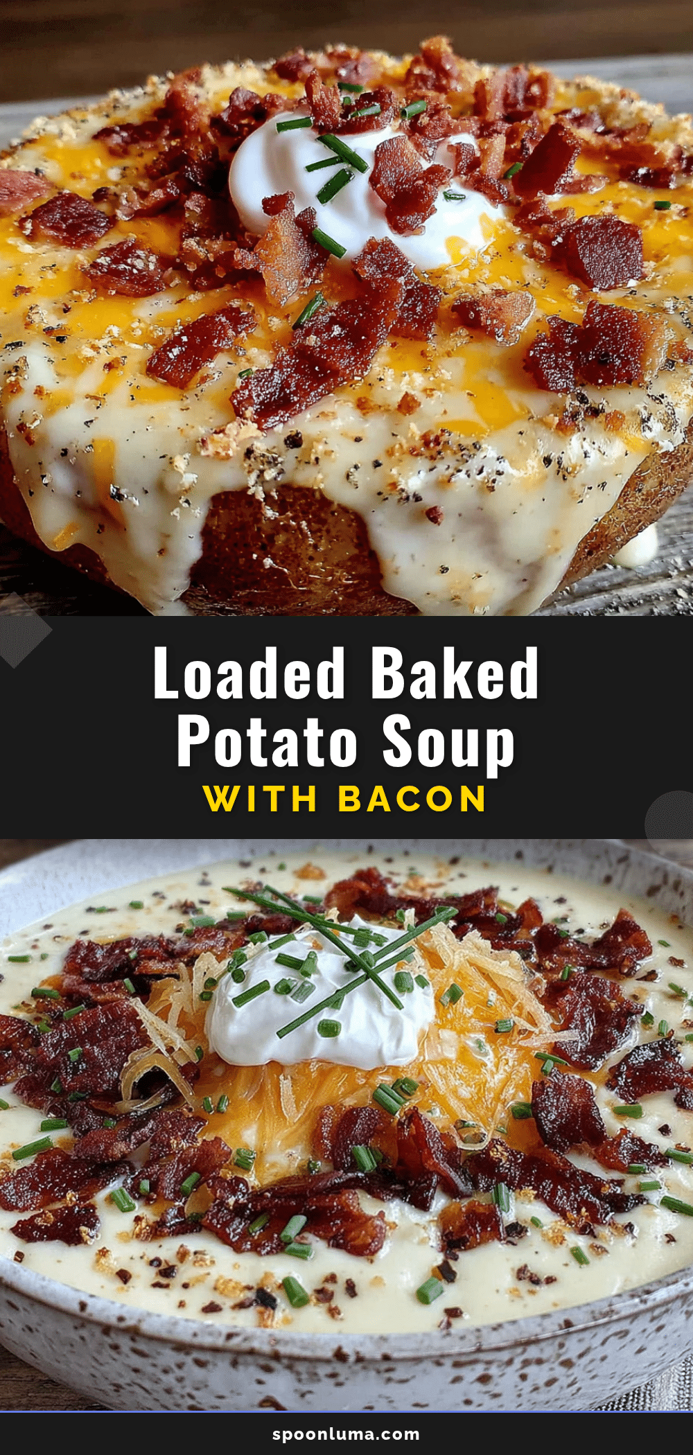 loaded baked potato soup with bacon recipe